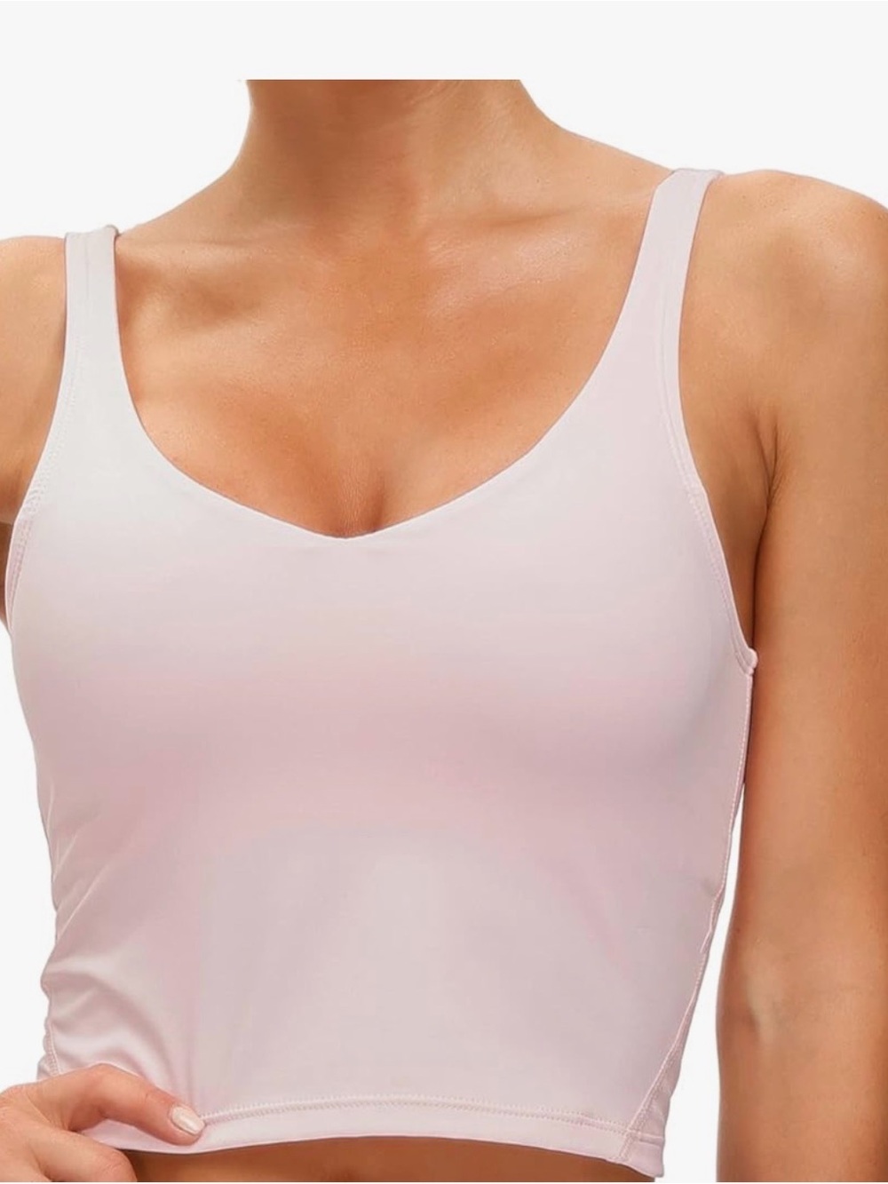 Bundle of 2 Longline Cropped Sports Bra Tank